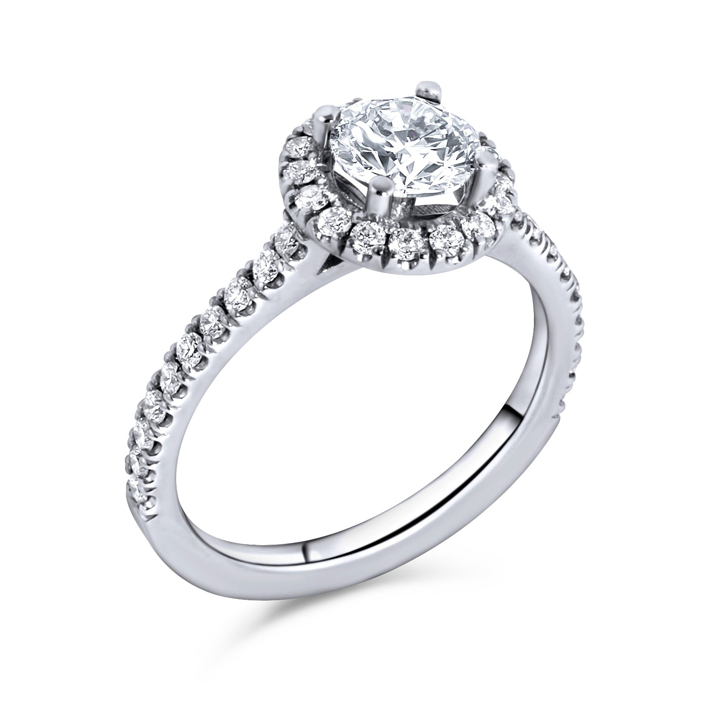 14kwhite gold diamond ring